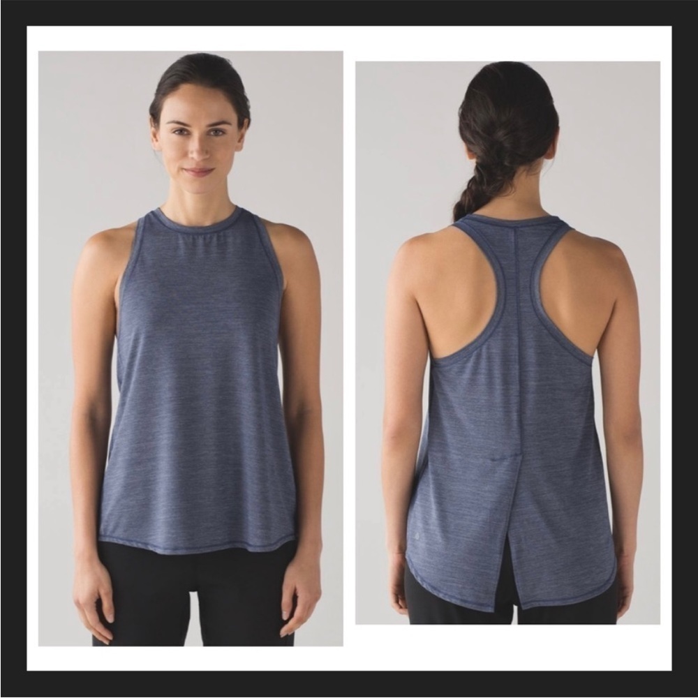Lululemon Gray Hot‎ Like Agni Tank Top